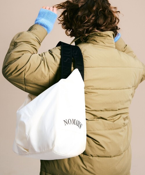 NOMADIS（ノマディス）の「NOMADIS（ノマディス）BASQUE ナイロントートバッグ（トートバッグ・レディース・ブラック/オフホワイト/グレー・00）」の2枚目の写真