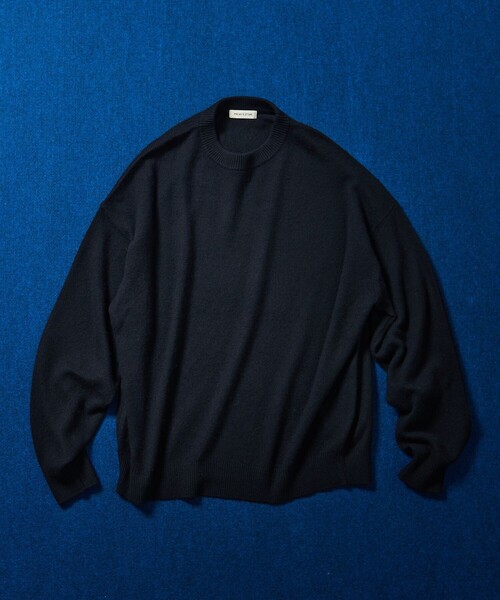 【セール】限定展開 リラックスフィット カシミヤブレンド クルーネック ニット（ニット/セーター）｜FREAK'S STORE（フリークスストア） 5,540円