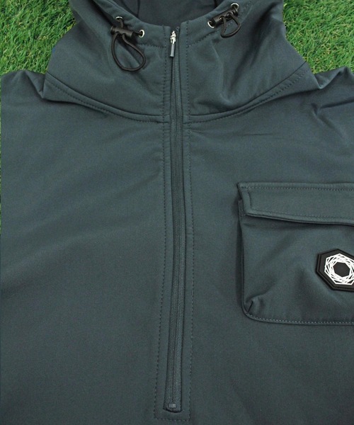 GIORNO SEVEN（ジョルノセブン）の「ゴルフウェア 上下セットアップ フーディージャケット ゴルフパンツ 多機能 スニード プルオーバーパーカー 裏起毛 メンズ（ゴルフグッズ・メンズ・ネイビー/チャコールグレー/ブラック・XXL/L/XL/M）」の21枚目の写真