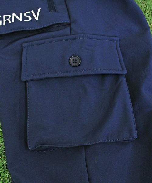 GIORNO SEVEN（ジョルノセブン）の「ゴルフウェア 上下セットアップ フーディージャケット ゴルフパンツ 多機能 スニード プルオーバーパーカー 裏起毛 メンズ（ゴルフグッズ・メンズ・ネイビー/チャコールグレー/ブラック・XXL/L/XL/M）」の7枚目の写真