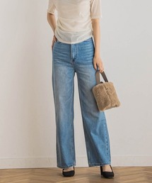 Droite lautreamont | ハイライズストレートデニム≪手洗い可能≫(デニムパンツ)