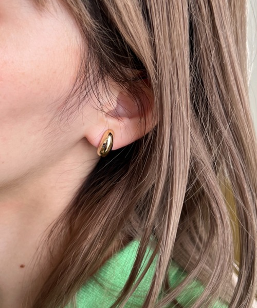 ciite' surgical stainless(シーテサージカルステンレス)の「【 金属アレルギー対応 】 メタル ぷっくり クリップイヤリング サージカルステンレス (両耳用) <付けやすさ改善◎>(イヤリング・レディース・ゴールド/シルバー/ピンクゴールド・FREE)」の17枚目の写真