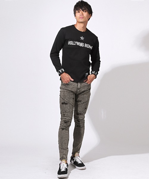 2本セット 着圧デニムパンツ　ブラック&ウォッシュブラックLサイズ 楽天市場】ブラックデニム ウォッシュの通販