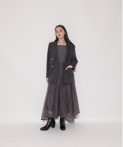 ❣️❣️新品❣️Rirandture エアリーティアードドッキングワンピース サイズ1 エアリードッキングワンピース | ワンピース | Rirandture（リ