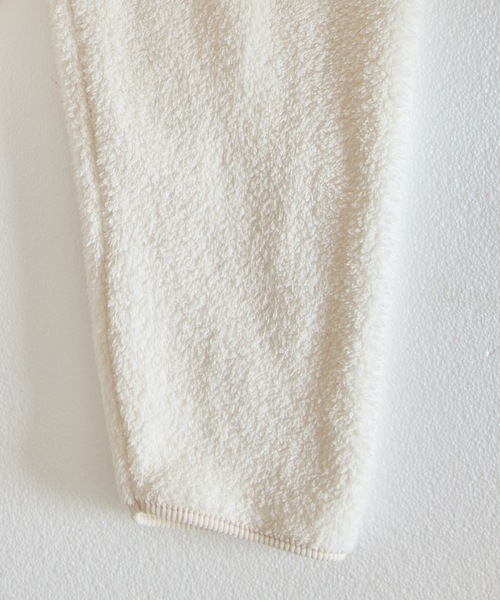 Lace Ladies（レースレディース）の「フロントボタン パイピング風 配色 ふわもこ ルームウエア（ルームウェア/パジャマ・レディース・アイボリー/ブルー・FREE）」の22枚目の写真