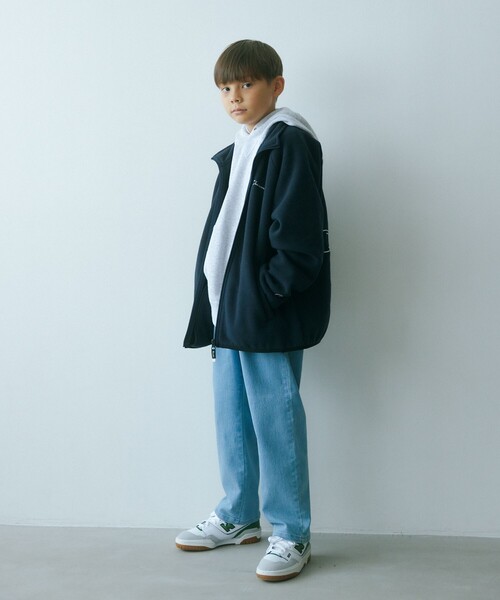 Champion(チャンピオン)の「<Champion>ジップ ジャケット / キッズ 130cm-160cm(ブルゾン・キッズ・ダークグリーン/ブラック/ネイビー・160cm/150cm/130cm/140cm)」の5枚目の写真