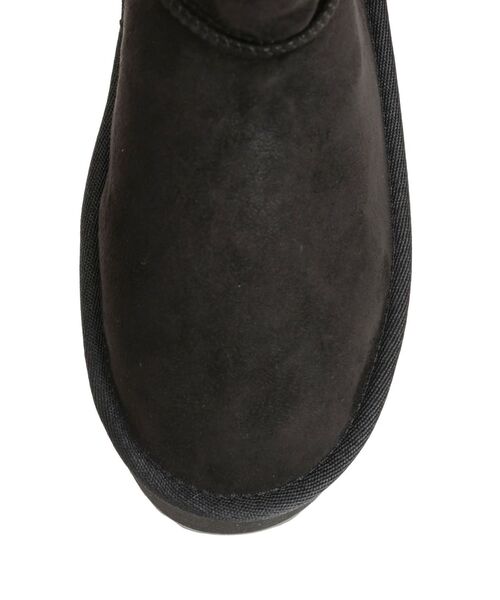 GYDA（ジェイダ）の「プラットフォームフェイクムートンブーツ（ブーツ・レディース・ベージュ/ブラック・SMALL/LARGE/MEDIUM）」の15枚目の写真