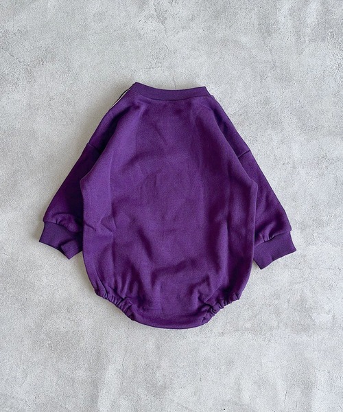Champion(チャンピオン)の「【Champion】別注プリントロンパース(ロンパース・キッズ・パープル/キナリ/ブルー・80/70)」の4枚目の写真