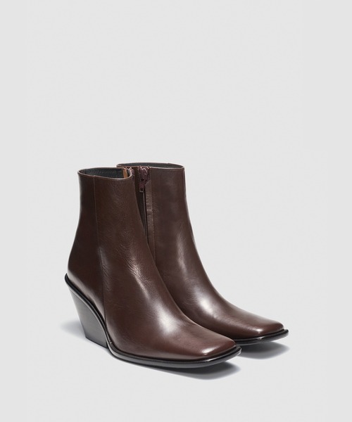 極美品 UNTISHOLD NATY-5 ショートブーツ レザー 36 極美品 UNTISHOLD NATY-5 ショートブーツ レザー 36