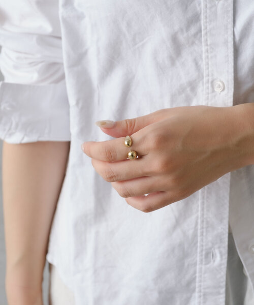 Actually(アクチュアリー)の「Open Drop Ring(リング・レディース・ゴールド・フリー)」の6枚目の写真