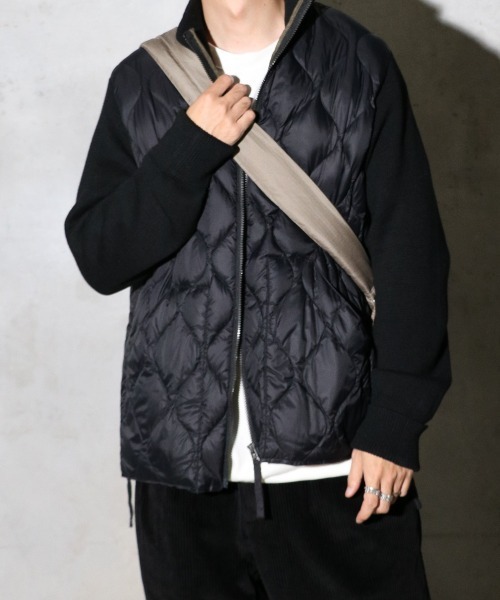 TAION（タイオン）の「TAION / タイオン MILITARY DOWN SHOULDER BAG ミリタリー ダウンショルダーバッグ(TAION-SB01ML-1)（ショルダーバッグ・メンズ・ブラック/オリーブ/ダークネイビー/モカ・ONE SIZE）」の13枚目の写真