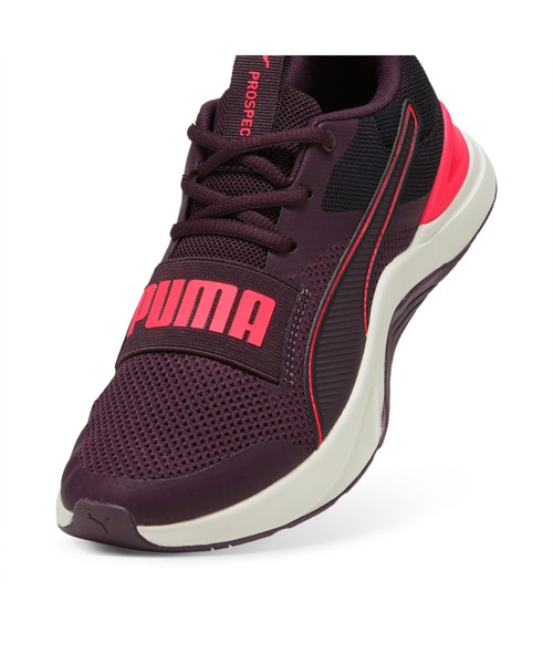 PUMA(プーマ)の「PUMA プーマ ユニセックス プロスペクト トレーニングシューズ(スニーカー・メンズ・ブラック×ホワイト/プラム・27.0cm/25.0cm/24.5cm/26.0cm/25.5cm/26.5cm/24.0cm/28.5cm/28.0cm/27.5cm/22.5cm/23.5cm/29.0cm)」の15枚目の写真