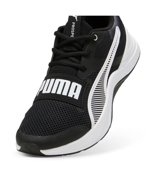 PUMA(プーマ)の「PUMA プーマ ユニセックス プロスペクト トレーニングシューズ(スニーカー・メンズ・ブラック×ホワイト/プラム・27.0cm/25.0cm/24.5cm/26.0cm/25.5cm/26.5cm/24.0cm/28.5cm/28.0cm/27.5cm/22.5cm/23.5cm/29.0cm)」の9枚目の写真