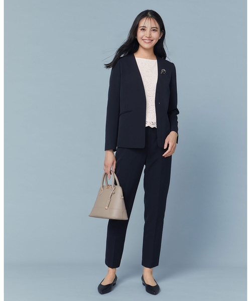 《通勤・セレモニー対応》レースブラウス【洗濯機洗い可】（シャツ/ブラウス）｜OPAQUE.CLIP（オペークドットクリップ）