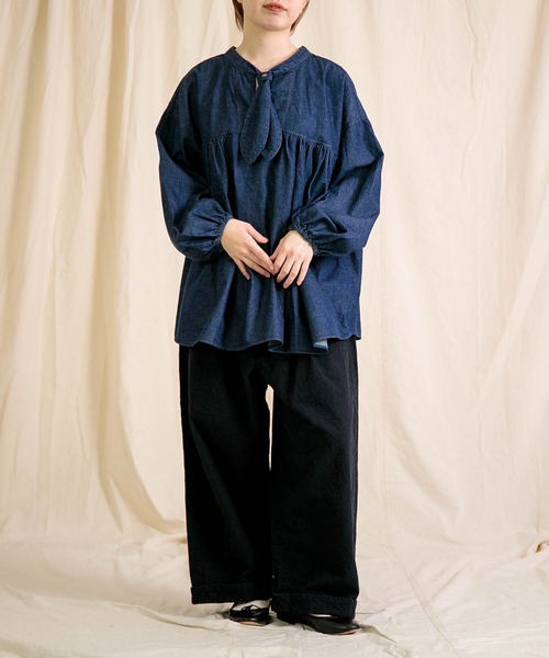 Brocante（ブロカント）の「[Brocante / ブロカント] 綿麻キャンバス マランパンツ（その他パンツ・レディース・ホワイト/ブラック/アイボリー/キャメル・2）」の8枚目の写真