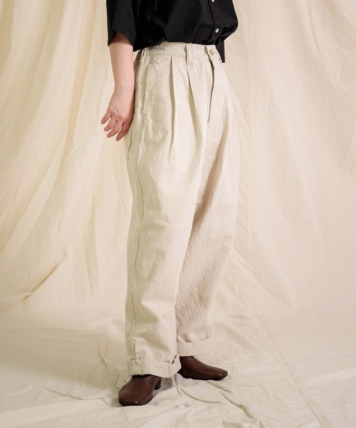 Brocante★ブロカント　ベージュ　コットンヘンプパンツ　サイズ2 楽天市場】【SALE 20%OFF】[33-0342L] Brocante(ブロカント