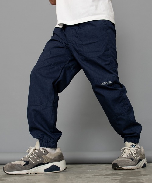 OUTDOOR PRODUCTS(アウトドアプロダクツ)の「『OUTDOOR/アウトドア』TCウェザー裏地メッシュジョガーパンツ(その他パンツ・メンズ・ベージュ/ネイビー/カーキ/ブラック・L/LL/M)」の5枚目の写真