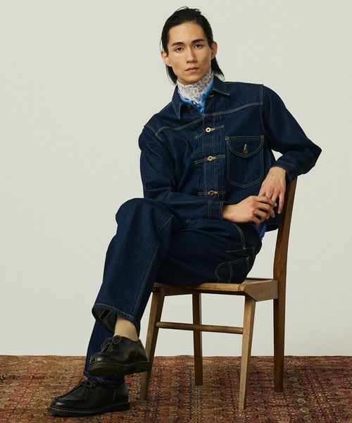 Lee(リー)の「Lee/リー【COW BOY100周年】カウボーイ デニムジャケット ジージャン(デニムジャケット・メンズ・インディゴブルー・X-LARGE/LARGE/MEDIUM/SMALL)」の7枚目の写真