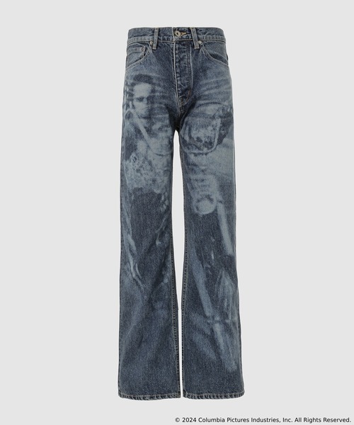 マジ売りた】DAIRIKU Laser Printed Denim Pants マジ売りた】DAIRIKU 