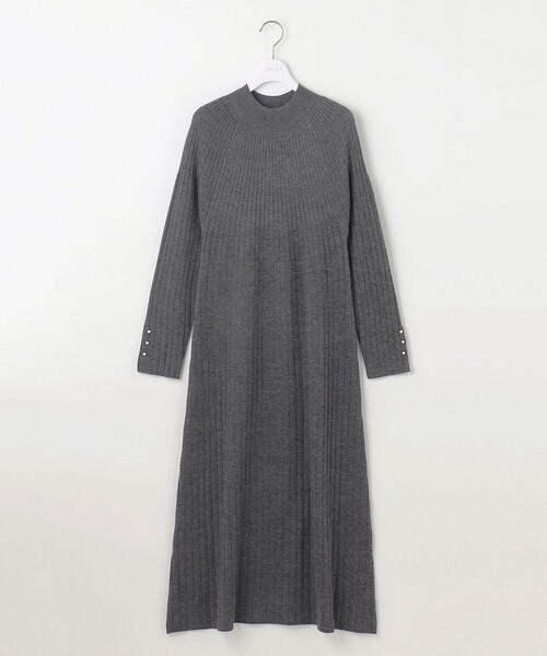ANY SIS(エニィスィス)の「【洗える】求心リブニット ワンピース(ワンピース・レディース・ピンク系/カーキ系/グレー系・2)」の6枚目の写真