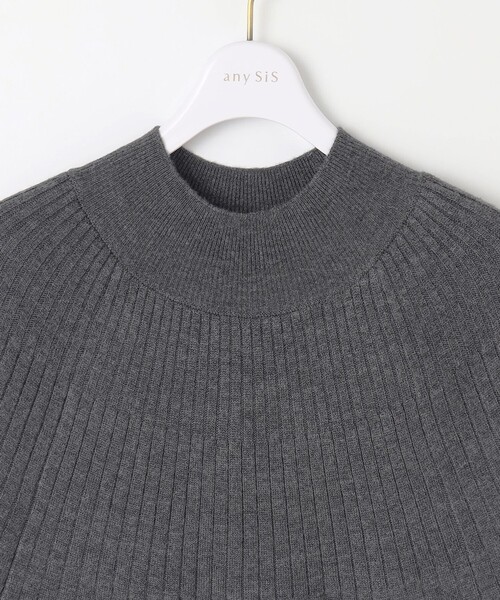 ANY SIS(エニィスィス)の「【洗える】求心リブニット ワンピース(ワンピース・レディース・ピンク系/カーキ系/グレー系・2)」の8枚目の写真