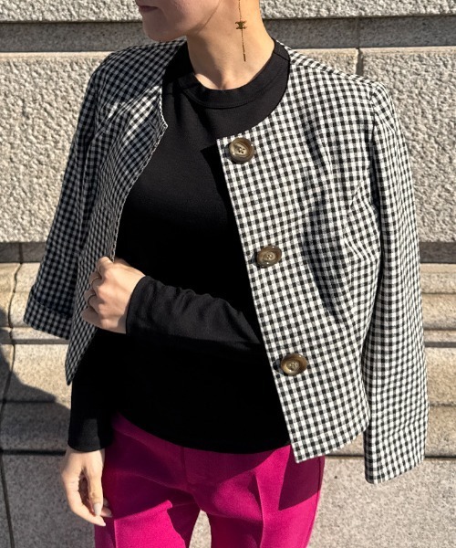 JENNE(ジェンヌ)の「日本製UVカット上質着痩せカットソー(Tシャツ/カットソー・レディース・ブラック/ホワイト・SMALL/MEDIUM/LARGE)」の8枚目の写真