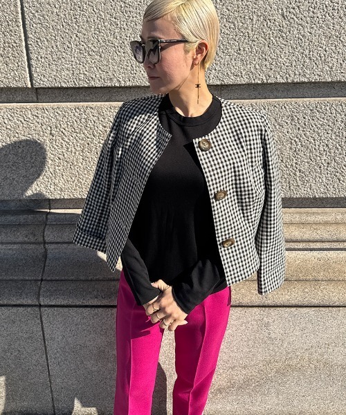 JENNE(ジェンヌ)の「日本製UVカット上質着痩せカットソー(Tシャツ/カットソー・レディース・ブラック/ホワイト・SMALL/MEDIUM/LARGE)」の11枚目の写真