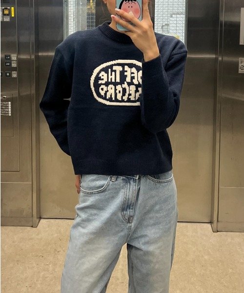 Sorriso（ソリッソ）の「フランとロゴ ニット セーター（ニット/セーター・レディース・ブラック・FREE）」の7枚目の写真