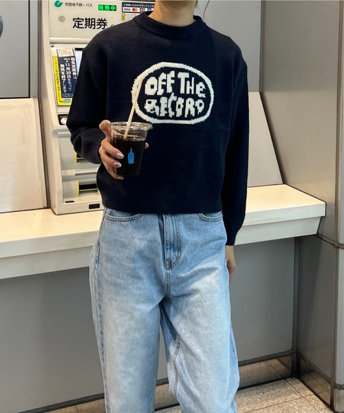 Sorriso（ソリッソ）の「フランとロゴ ニット セーター（ニット/セーター・レディース・ブラック・FREE）」の9枚目の写真