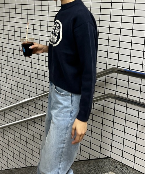 Sorriso（ソリッソ）の「フランとロゴ ニット セーター（ニット/セーター・レディース・ブラック・FREE）」の10枚目の写真