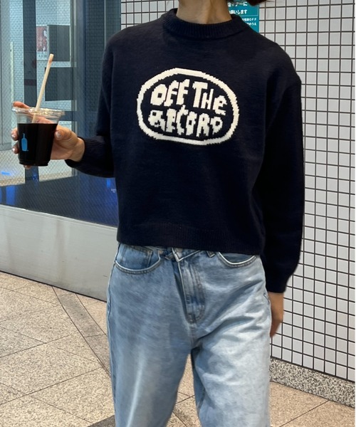 Sorriso（ソリッソ）の「フランとロゴ ニット セーター（ニット/セーター・レディース・ブラック・FREE）」の12枚目の写真