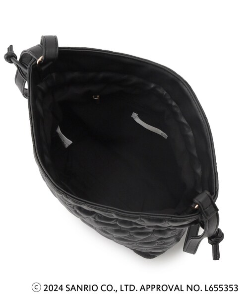 ITS'DEMO(イッツデモ)の「◆【ハローキティコラボ】リボンキルト巾着ミニショルダー(ショルダーバッグ・レディース・ブラック/オフホワイト/ワインレッド・00)」の18枚目の写真