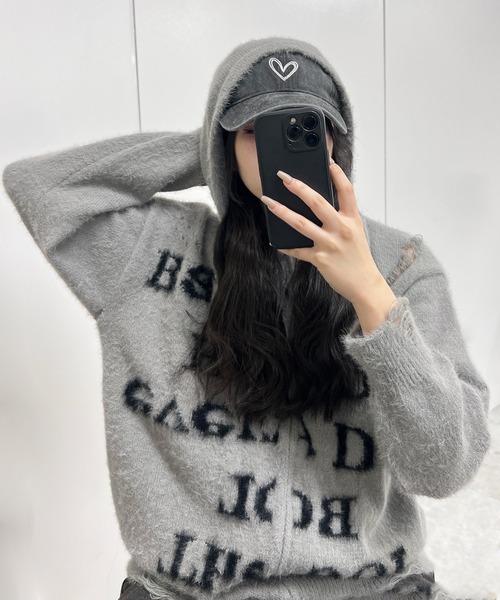 【限定セール】PEARLY GATES フード付きニット　ZIPパーカー 限定セール】PEARLY GATES フード付きニット ZIPパーカー