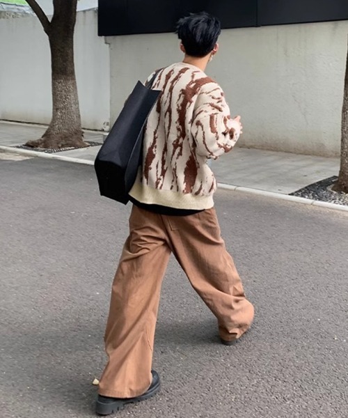 【NOWLE】ニュアンス 総柄 プルオーバー ニット（ニット/セーター）｜NOWLE（ノウル）