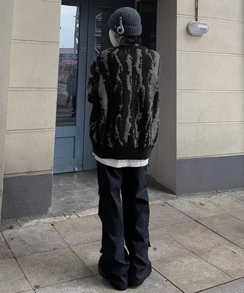 【NOWLE】ニュアンス 総柄 プルオーバー ニット（ニット/セーター）｜NOWLE（ノウル）