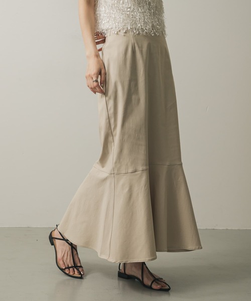 SENSE OF PLACE by URBAN RESEARCH（センスオブプレイスバイアーバンリサーチ）の「『WEB/一部店舗限定サイズ』ストレッチハイウエストマーメイドスカート（スカート・レディース・ブラック/ライトベージュ/モカ・TALL/X-SMALL/SMALL/MEDIUM/LARGE）」の12枚目の写真