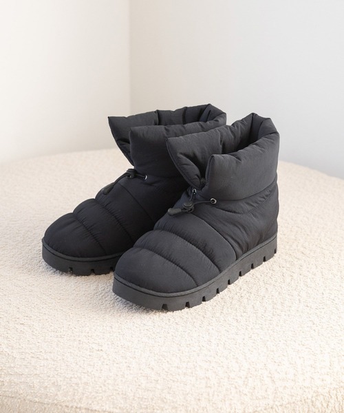 LOWRYS FARM（ローリーズファーム）の「ナカワタコードブーツ　253158（ブーツ・レディース・ブラック/アイボリー/その他・MEDIUM/LARGE）」の3枚目の写真