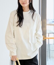 【似合う色見つかる6色展開/推しカラー】刺繍ロングスリーブTシャツ