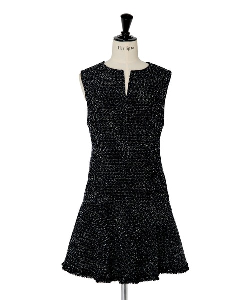Victoria Tweed Jumper Dress