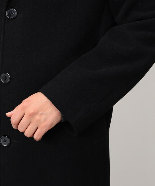 COMME CA ISM(コムサイズム)の「ウールライク ビーバー チェスターコート(チェスターコート・メンズ・ブラック・X-LARGE/LARGE/MEDIUM/SMALL)」の7枚目の写真