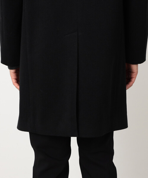 COMME CA ISM(コムサイズム)の「ウールライク ビーバー チェスターコート(チェスターコート・メンズ・ブラック・X-LARGE/LARGE/MEDIUM/SMALL)」の9枚目の写真