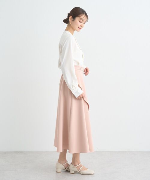 earth music&ecology（アースミュージックアンドエコロジー）の「ベルト付きアシンメトリースカート（スカート・レディース・ピンク/ネイビー/ベージュ・M/S）」の17枚目の写真