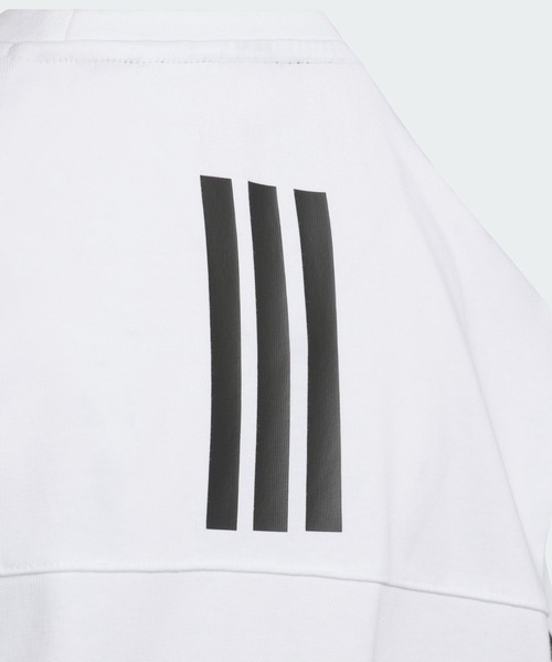 adidas（アディダス）の「半袖 ワード Tシャツ キッズ / アディダス adidas（Tシャツ/カットソー・キッズ・ブラック/ホワイト・110/120/130/140/150/160）」の5枚目の写真