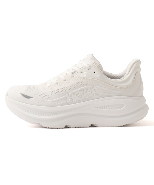 HOKA(ホカ)の「HOKA BONDI 9 / ホカ ボンダイ 9(スニーカー・メンズ・ホワイト・27.0cm/26.5cm/27.5cm/28.0cm/28.5cm/25.5cm)」の4枚目の写真