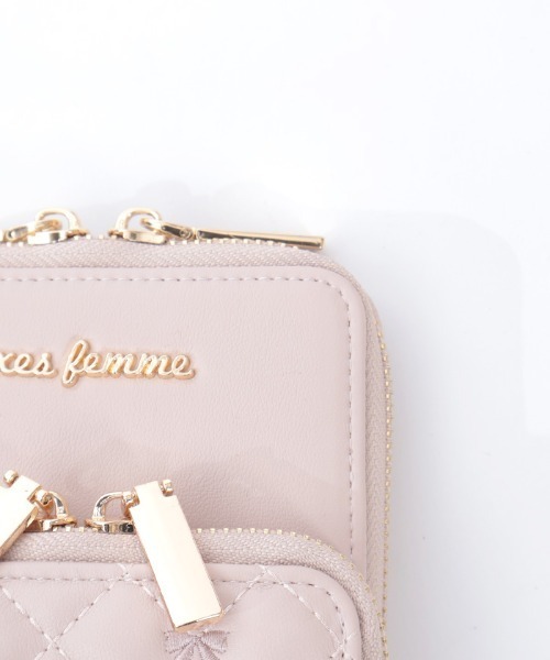 axes femme（アクシーズファム）の「リボン刺繍キルトショルダー（ショルダーバッグ・レディース・ブラック/ベージュ/ブラウン・FREE）」の9枚目の写真