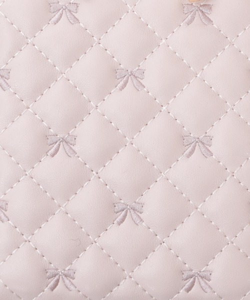 axes femme（アクシーズファム）の「リボン刺繍キルトショルダー（ショルダーバッグ・レディース・ブラック/ベージュ/ブラウン・FREE）」の7枚目の写真