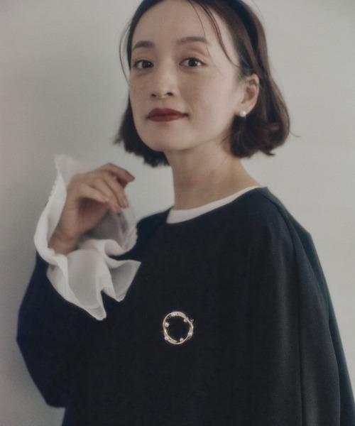 PUAL CE CIN（ピュアルセシン）の「パールサークルブローチ（ブローチ/コサージュ・レディース・ゴールド/その他・FREE）」の8枚目の写真