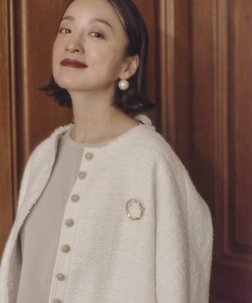 PUAL CE CIN（ピュアルセシン）の「パールサークルブローチ（ブローチ/コサージュ・レディース・ゴールド/その他・FREE）」の11枚目の写真