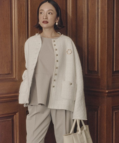 PUAL CE CIN（ピュアルセシン）の「パールサークルブローチ（ブローチ/コサージュ・レディース・ゴールド/その他・FREE）」の12枚目の写真