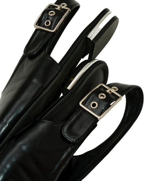 ANDRESD(アンドレスド)の「バックルストラップフラットシューズ / buckle strap flat shoes(サンダル・レディース・ブラック/ゴールド/シルバー・39/38/37/36)」の18枚目の写真